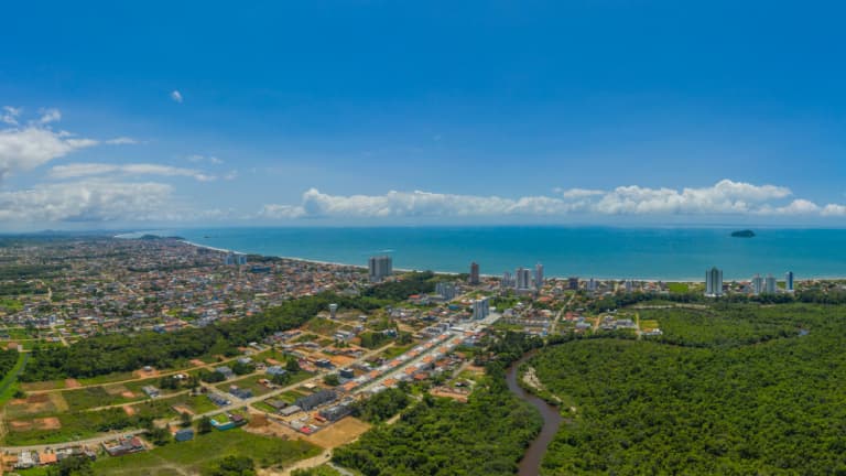Vista Aérea da Cidade de Santa Catarina